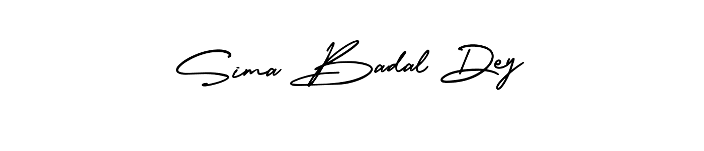 Best and Professional Signature Style for Sima Badal Dey. AmerikaSignatureDemo-Regular Best Signature Style Collection. Sima Badal Dey signature style 3 images and pictures png