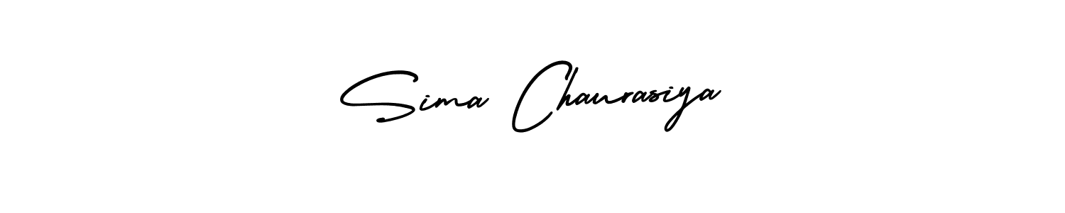 Create a beautiful signature design for name Sima Chaurasiya. With this signature (AmerikaSignatureDemo-Regular) fonts, you can make a handwritten signature for free. Sima Chaurasiya signature style 3 images and pictures png