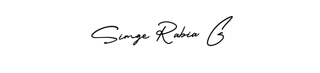 Best and Professional Signature Style for Simge Rabia G. AmerikaSignatureDemo-Regular Best Signature Style Collection. Simge Rabia G signature style 3 images and pictures png