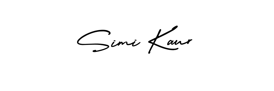 Similarly AmerikaSignatureDemo-Regular is the best handwritten signature design. Signature creator online .You can use it as an online autograph creator for name Simi Kaur. Simi Kaur signature style 3 images and pictures png