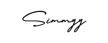 Make a beautiful signature design for name Simmyy. With this signature (AmerikaSignatureDemo-Regular) style, you can create a handwritten signature for free. Simmyy signature style 3 images and pictures png