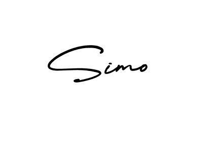 Use a signature maker to create a handwritten signature online. With this signature software, you can design (AmerikaSignatureDemo-Regular) your own signature for name Simo. Simo signature style 3 images and pictures png