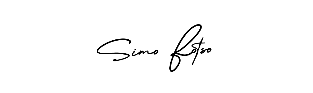 Also we have Simo Fotso name is the best signature style. Create professional handwritten signature collection using AmerikaSignatureDemo-Regular autograph style. Simo Fotso signature style 3 images and pictures png
