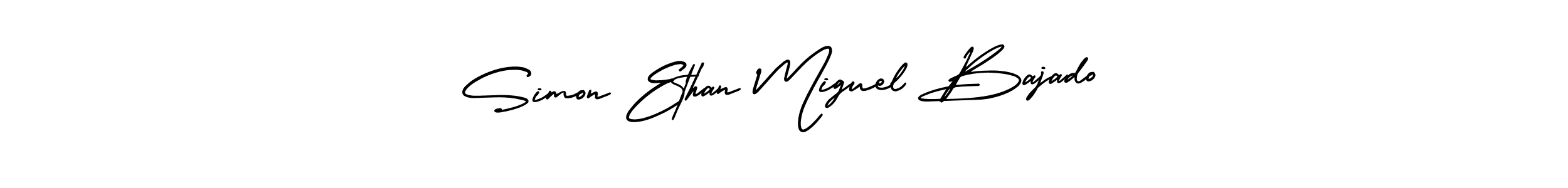 Once you've used our free online signature maker to create your best signature AmerikaSignatureDemo-Regular style, it's time to enjoy all of the benefits that Simon Ethan Miguel Bajado name signing documents. Simon Ethan Miguel Bajado signature style 3 images and pictures png