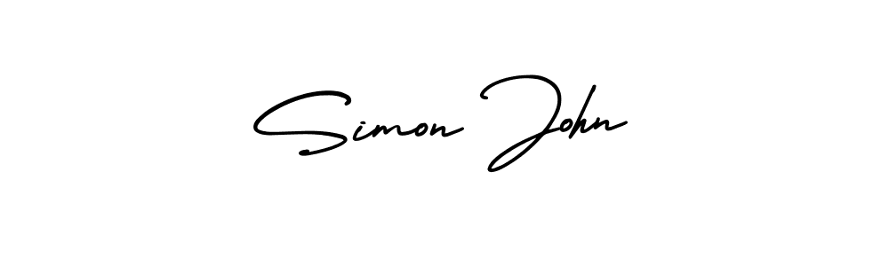 Also You can easily find your signature by using the search form. We will create Simon John name handwritten signature images for you free of cost using AmerikaSignatureDemo-Regular sign style. Simon John signature style 3 images and pictures png