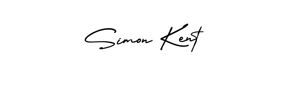 Make a beautiful signature design for name Simon Kent. With this signature (AmerikaSignatureDemo-Regular) style, you can create a handwritten signature for free. Simon Kent signature style 3 images and pictures png