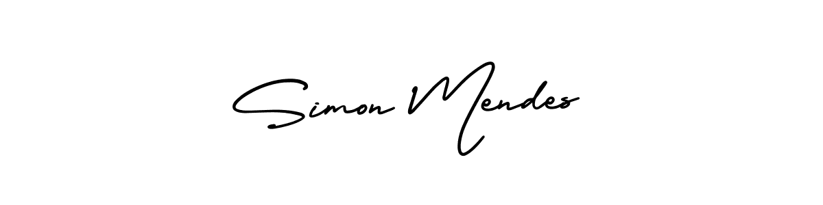 Similarly AmerikaSignatureDemo-Regular is the best handwritten signature design. Signature creator online .You can use it as an online autograph creator for name Simon Mendes. Simon Mendes signature style 3 images and pictures png