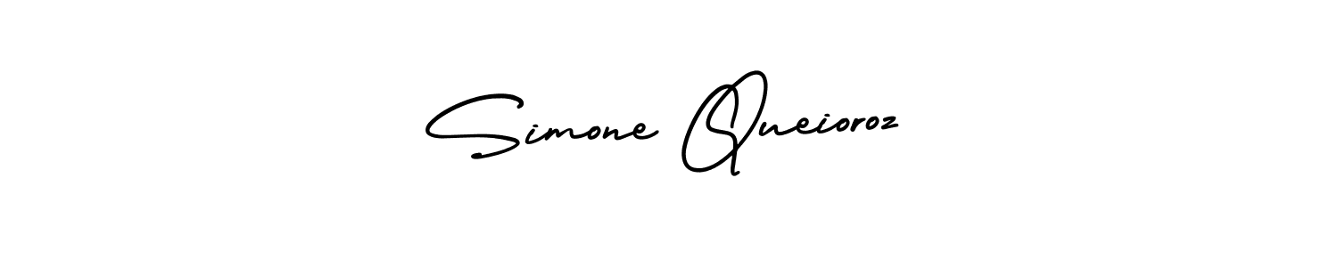 AmerikaSignatureDemo-Regular is a professional signature style that is perfect for those who want to add a touch of class to their signature. It is also a great choice for those who want to make their signature more unique. Get Simone Queioroz name to fancy signature for free. Simone Queioroz signature style 3 images and pictures png