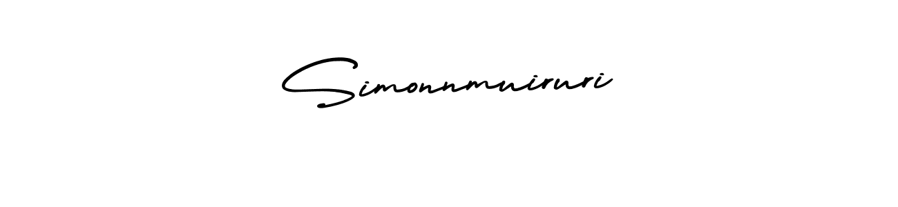 if you are searching for the best signature style for your name Simonnmuiruri. so please give up your signature search. here we have designed multiple signature styles  using AmerikaSignatureDemo-Regular. Simonnmuiruri signature style 3 images and pictures png