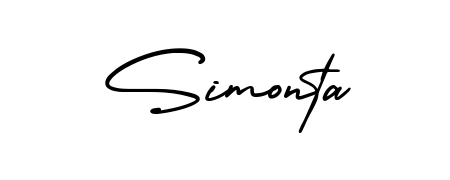 Build your personal autograph collection for name Simonta with AmerikaSignatureDemo-Regular design. Browse, select, and save your favorites. Simonta signature style 3 images and pictures png
