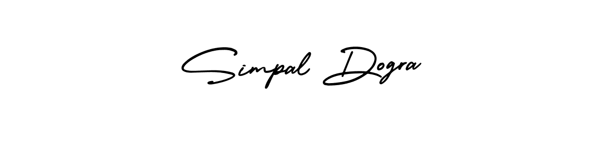 Design your own signature with our free online signature maker. With this signature software, you can create a handwritten (AmerikaSignatureDemo-Regular) signature for name Simpal Dogra. Simpal Dogra signature style 3 images and pictures png