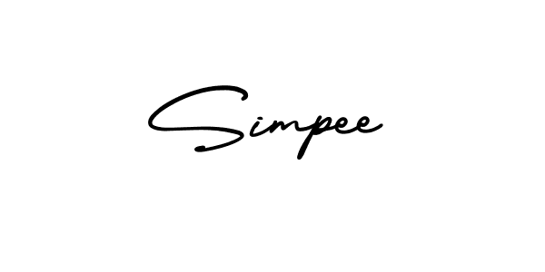 Also You can easily find your signature by using the search form. We will create Simpee name handwritten signature images for you free of cost using AmerikaSignatureDemo-Regular sign style. Simpee signature style 3 images and pictures png