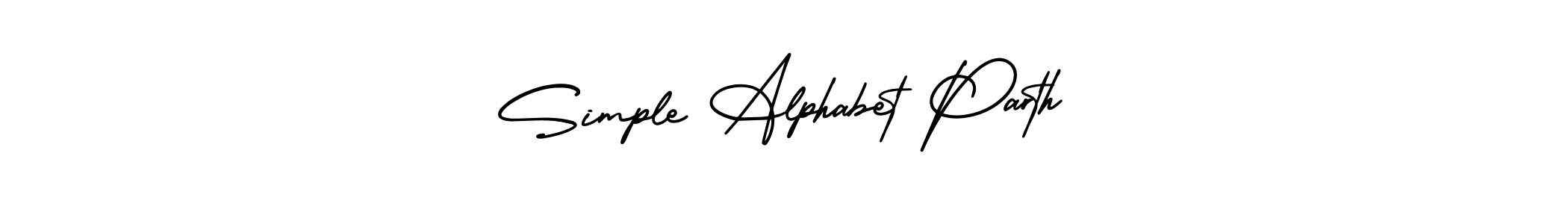 Check out images of Autograph of Simple Alphabet Parth name. Actor Simple Alphabet Parth Signature Style. AmerikaSignatureDemo-Regular is a professional sign style online. Simple Alphabet Parth signature style 3 images and pictures png