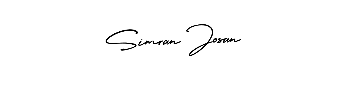 It looks lik you need a new signature style for name Simran Josan. Design unique handwritten (AmerikaSignatureDemo-Regular) signature with our free signature maker in just a few clicks. Simran Josan signature style 3 images and pictures png