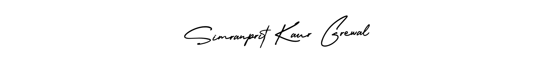 Make a beautiful signature design for name Simranprit Kaur Grewal. With this signature (AmerikaSignatureDemo-Regular) style, you can create a handwritten signature for free. Simranprit Kaur Grewal signature style 3 images and pictures png