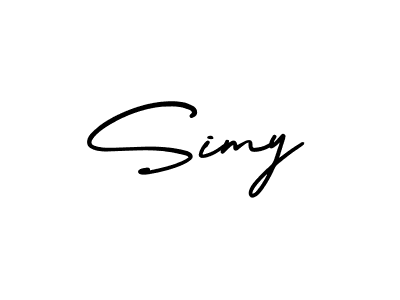 Best and Professional Signature Style for Simy. AmerikaSignatureDemo-Regular Best Signature Style Collection. Simy signature style 3 images and pictures png