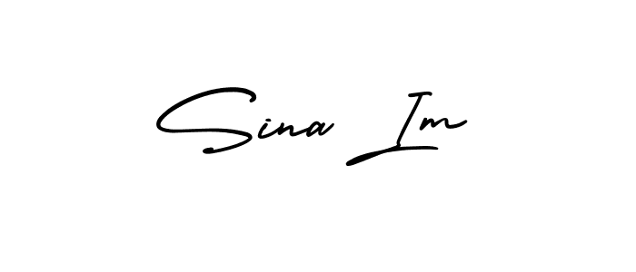 AmerikaSignatureDemo-Regular is a professional signature style that is perfect for those who want to add a touch of class to their signature. It is also a great choice for those who want to make their signature more unique. Get Sina Im name to fancy signature for free. Sina Im signature style 3 images and pictures png