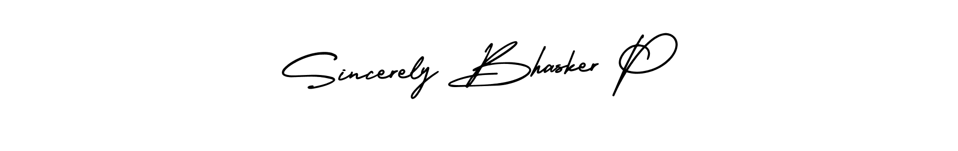 Check out images of Autograph of Sincerely Bhasker P name. Actor Sincerely Bhasker P Signature Style. AmerikaSignatureDemo-Regular is a professional sign style online. Sincerely Bhasker P signature style 3 images and pictures png