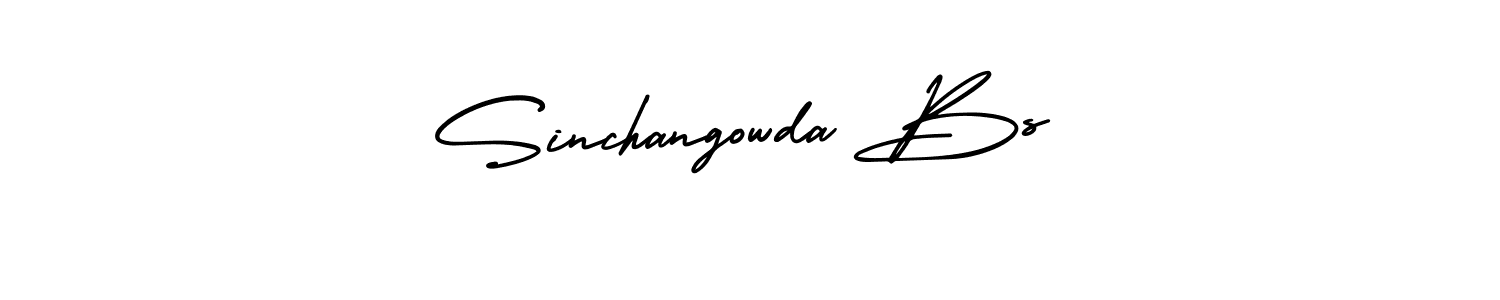Make a short Sinchangowda Bs signature style. Manage your documents anywhere anytime using AmerikaSignatureDemo-Regular. Create and add eSignatures, submit forms, share and send files easily. Sinchangowda Bs signature style 3 images and pictures png