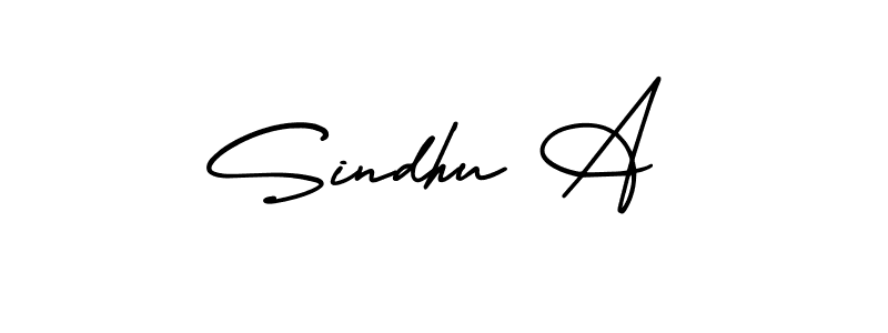 Also You can easily find your signature by using the search form. We will create Sindhu A name handwritten signature images for you free of cost using AmerikaSignatureDemo-Regular sign style. Sindhu A signature style 3 images and pictures png