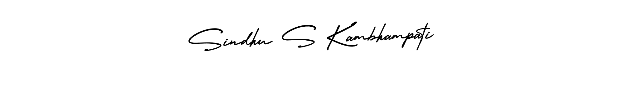 Make a beautiful signature design for name Sindhu S Kambhampati. Use this online signature maker to create a handwritten signature for free. Sindhu S Kambhampati signature style 3 images and pictures png