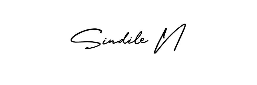Make a beautiful signature design for name Sindile N. Use this online signature maker to create a handwritten signature for free. Sindile N signature style 3 images and pictures png