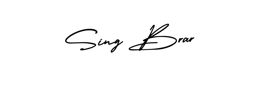 Also You can easily find your signature by using the search form. We will create Sing Brar name handwritten signature images for you free of cost using AmerikaSignatureDemo-Regular sign style. Sing Brar signature style 3 images and pictures png