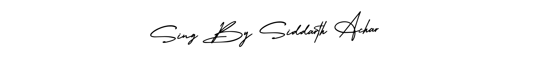 Once you've used our free online signature maker to create your best signature AmerikaSignatureDemo-Regular style, it's time to enjoy all of the benefits that Sing By Siddarth Achar name signing documents. Sing By Siddarth Achar signature style 3 images and pictures png