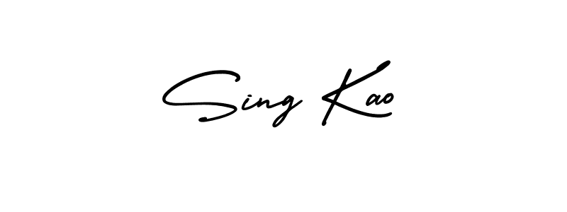 Also we have Sing Kao name is the best signature style. Create professional handwritten signature collection using AmerikaSignatureDemo-Regular autograph style. Sing Kao signature style 3 images and pictures png