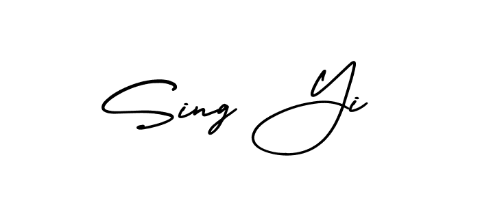 This is the best signature style for the Sing Yi name. Also you like these signature font (AmerikaSignatureDemo-Regular). Mix name signature. Sing Yi signature style 3 images and pictures png