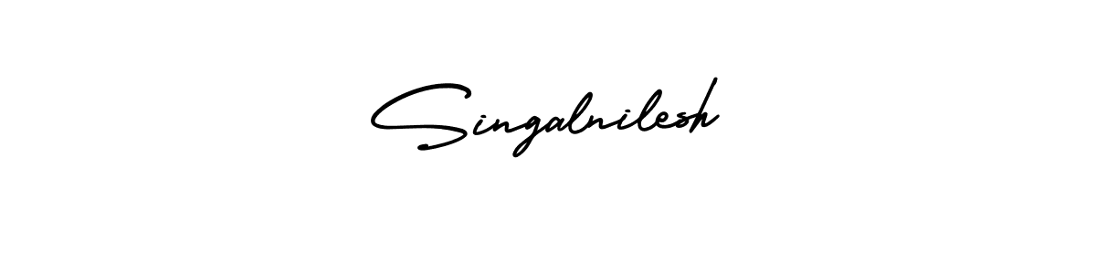 Make a beautiful signature design for name Singalnilesh. Use this online signature maker to create a handwritten signature for free. Singalnilesh signature style 3 images and pictures png