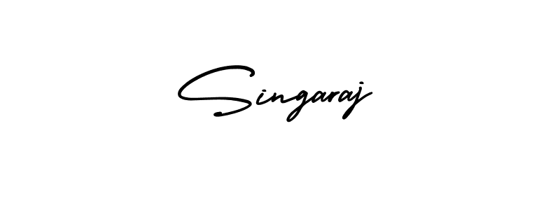 Singaraj stylish signature style. Best Handwritten Sign (AmerikaSignatureDemo-Regular) for my name. Handwritten Signature Collection Ideas for my name Singaraj. Singaraj signature style 3 images and pictures png