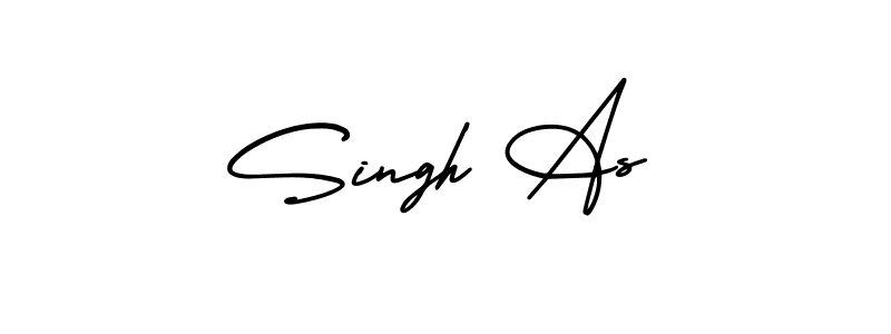 Also You can easily find your signature by using the search form. We will create Singh As name handwritten signature images for you free of cost using AmerikaSignatureDemo-Regular sign style. Singh As signature style 3 images and pictures png