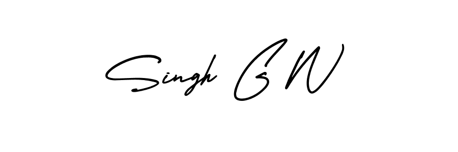 Check out images of Autograph of Singh G W name. Actor Singh G W Signature Style. AmerikaSignatureDemo-Regular is a professional sign style online. Singh G W signature style 3 images and pictures png