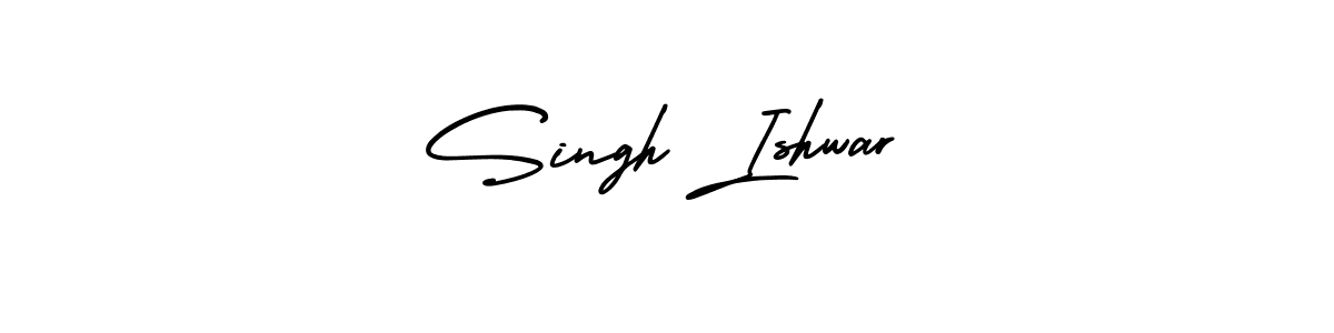 Use a signature maker to create a handwritten signature online. With this signature software, you can design (AmerikaSignatureDemo-Regular) your own signature for name Singh Ishwar. Singh Ishwar signature style 3 images and pictures png