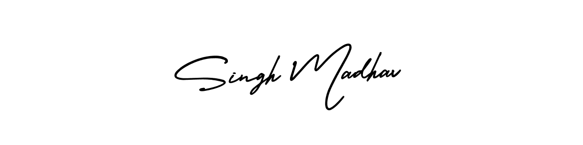 if you are searching for the best signature style for your name Singh Madhav. so please give up your signature search. here we have designed multiple signature styles  using AmerikaSignatureDemo-Regular. Singh Madhav signature style 3 images and pictures png