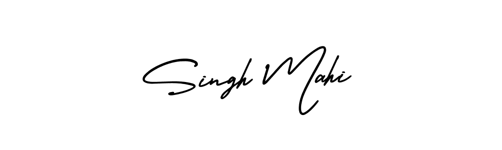 Also we have Singh Mahi name is the best signature style. Create professional handwritten signature collection using AmerikaSignatureDemo-Regular autograph style. Singh Mahi signature style 3 images and pictures png