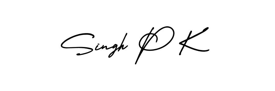How to make Singh P K signature? AmerikaSignatureDemo-Regular is a professional autograph style. Create handwritten signature for Singh P K name. Singh P K signature style 3 images and pictures png
