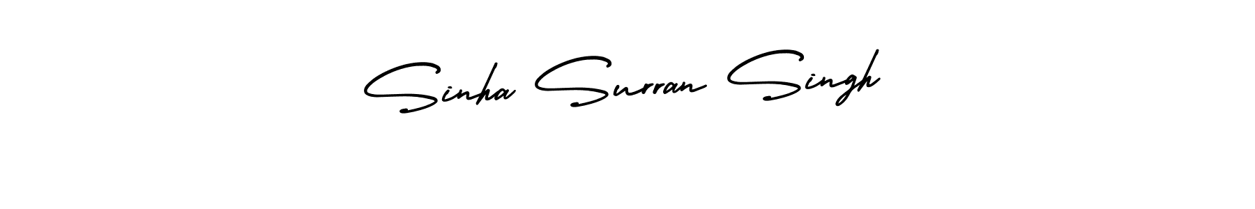 How to Draw Sinha Surran Singh signature style? AmerikaSignatureDemo-Regular is a latest design signature styles for name Sinha Surran Singh. Sinha Surran Singh signature style 3 images and pictures png