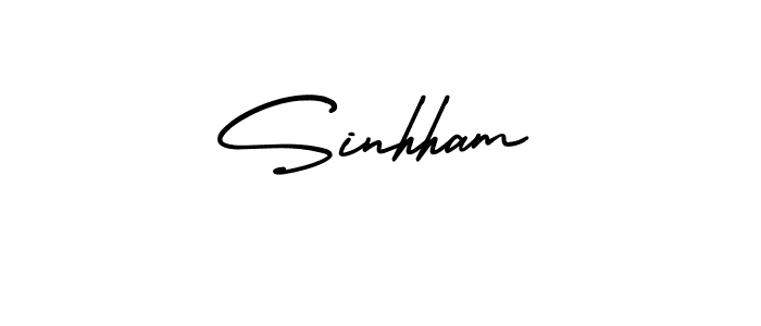 How to make Sinhham signature? AmerikaSignatureDemo-Regular is a professional autograph style. Create handwritten signature for Sinhham name. Sinhham signature style 3 images and pictures png