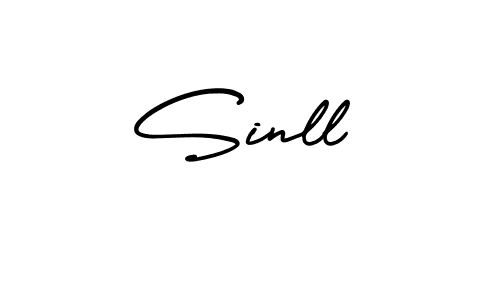 Sinll stylish signature style. Best Handwritten Sign (AmerikaSignatureDemo-Regular) for my name. Handwritten Signature Collection Ideas for my name Sinll. Sinll signature style 3 images and pictures png