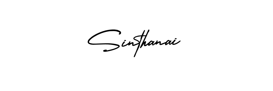 Sinthanai stylish signature style. Best Handwritten Sign (AmerikaSignatureDemo-Regular) for my name. Handwritten Signature Collection Ideas for my name Sinthanai. Sinthanai signature style 3 images and pictures png