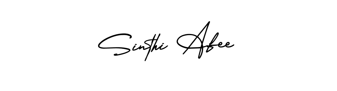 Sinthi Afee stylish signature style. Best Handwritten Sign (AmerikaSignatureDemo-Regular) for my name. Handwritten Signature Collection Ideas for my name Sinthi Afee. Sinthi Afee signature style 3 images and pictures png