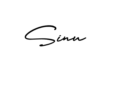Make a beautiful signature design for name Sinu. With this signature (AmerikaSignatureDemo-Regular) style, you can create a handwritten signature for free. Sinu signature style 3 images and pictures png