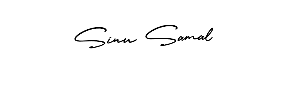 Make a beautiful signature design for name Sinu Samal. With this signature (AmerikaSignatureDemo-Regular) style, you can create a handwritten signature for free. Sinu Samal signature style 3 images and pictures png