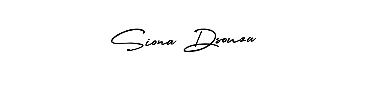 Make a beautiful signature design for name Siona Dsouza. With this signature (AmerikaSignatureDemo-Regular) style, you can create a handwritten signature for free. Siona Dsouza signature style 3 images and pictures png
