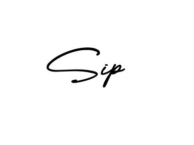 You should practise on your own different ways (AmerikaSignatureDemo-Regular) to write your name (Sip ) in signature. don't let someone else do it for you. Sip  signature style 3 images and pictures png