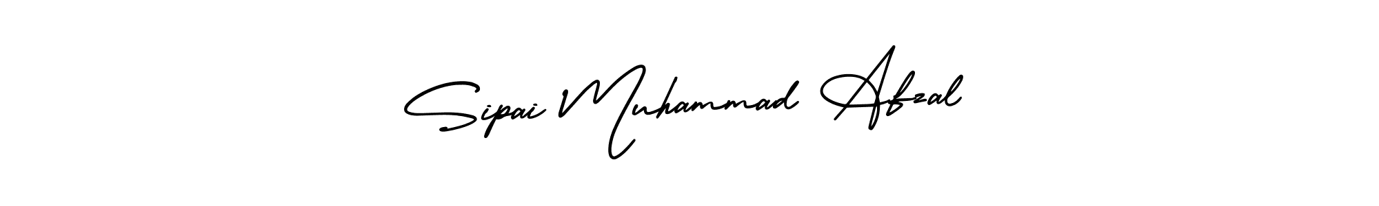 This is the best signature style for the Sipai Muhammad Afzal name. Also you like these signature font (AmerikaSignatureDemo-Regular). Mix name signature. Sipai Muhammad Afzal signature style 3 images and pictures png