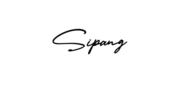 The best way (AmerikaSignatureDemo-Regular) to make a short signature is to pick only two or three words in your name. The name Sipang include a total of six letters. For converting this name. Sipang signature style 3 images and pictures png