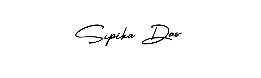 You should practise on your own different ways (AmerikaSignatureDemo-Regular) to write your name (Sipika Das) in signature. don't let someone else do it for you. Sipika Das signature style 3 images and pictures png